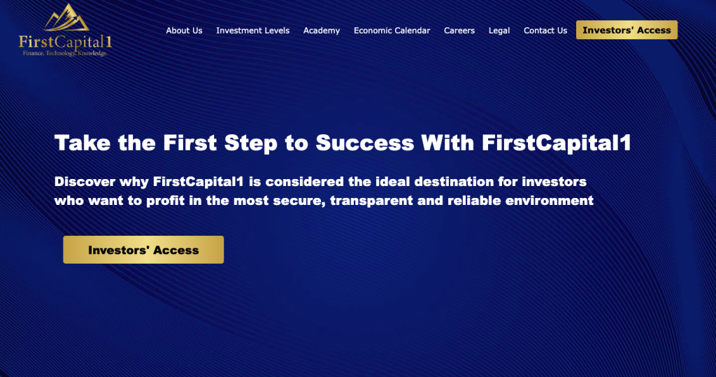 FirstCapital1 trading platform