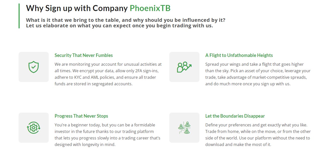 PhoenixTB easy sign-up