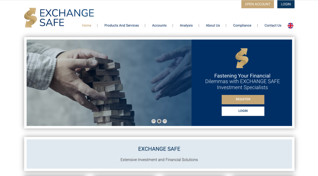 Exchange Safe trading platform